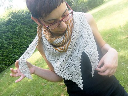 Latte e Miele shawl