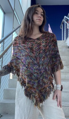 Boho Poncho Crochet Pattern