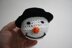 Snowman Crochet Ornament