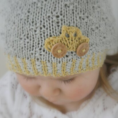Maxwell car beanie - knitting pattern