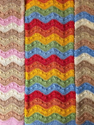 Gentle Ripples Bobble Baby Blanket