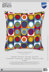 Vervaco Varicoloured Circles Long Stitch Cushion Front - 40 x 40cm