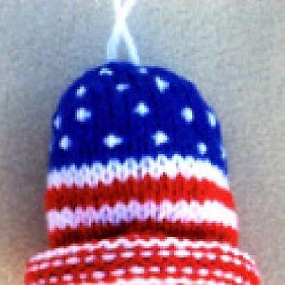 Americana Bell Ornament