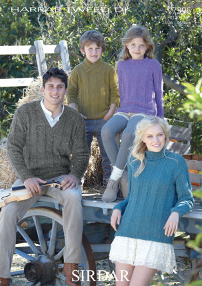 Family Sweaters in Sirdar Harrap Tweed DK - 7396