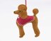 Pepe the Poodle Felt Ornament