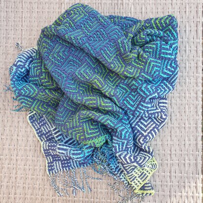 Mosaic Pinwheel Shawl