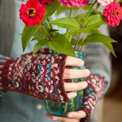 Ginger Snap Mitts - knitting pattern