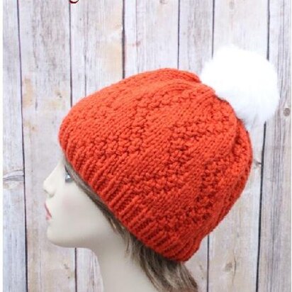 Knitting pattern womens hat #506