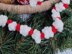 Crochet Christmas Berry & Popcorn Garland