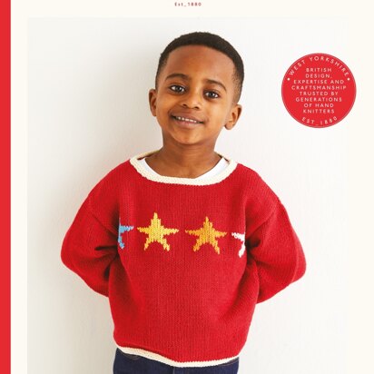 Star Jumper in Sirdar Snuggly Replay DK - 2556 - Downloadable PDF