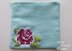 Cotton Pink Rose Bloom Clutch (11" x 11") (tunisian007)