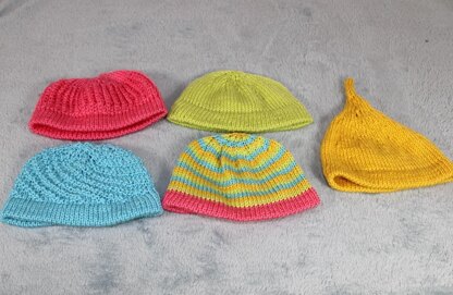 5 Budget Baby Hats CIRCULAR