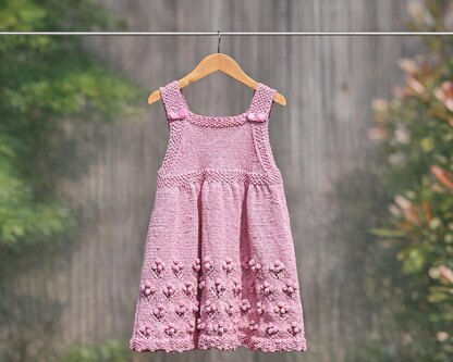 P026 Sundress with Bobble Flowers