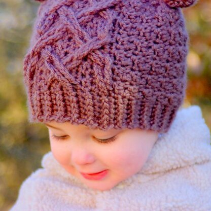 Little Bear Cable Hat