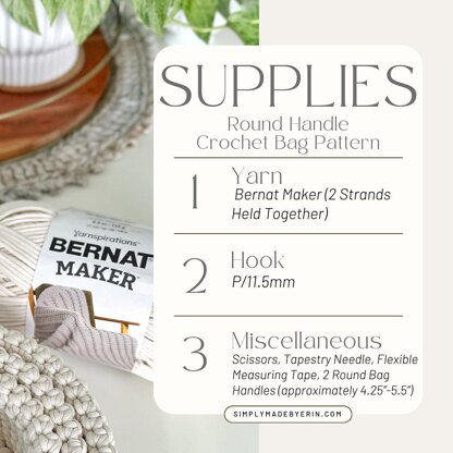 Round Handle Bag Pattern 108