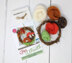 The Crafty Kit Company Autumn Fox Wreath Needle Felting Kit - 190 x 290 x 94mm