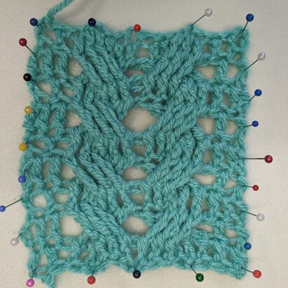 Double cable crochet - 004