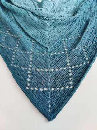 Diamonds of the Night Shawl