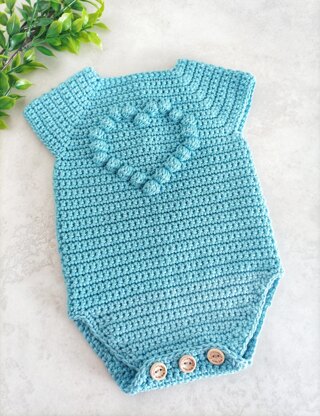 Heart Baby Romper