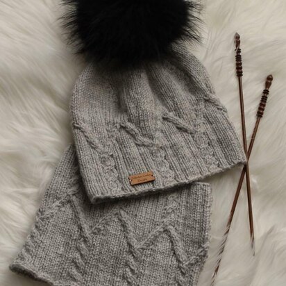 Titanilla Hat and Cowl - knitting pattern