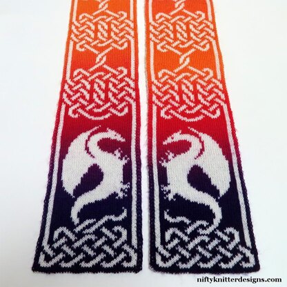 Celtic Dragon Scarf