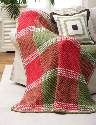 Star Stitch Afghan in Patons Decor
