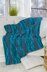 Cozy Up Knit Throw in Red Heart Sweet Home - LM6492 - Downloadable PDF
