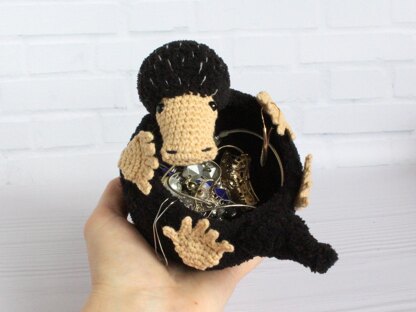 Niffler crochet Jewelry basket  fantastic beasts