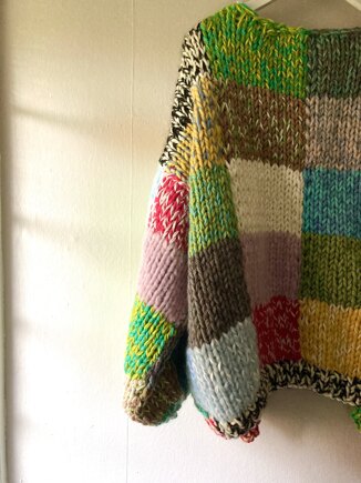 Stashbuster Patchwork Cardigan #3
