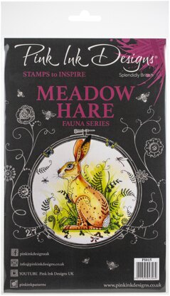 Creative Expressions Pink Ink Designs A5 Clear Stamp Set - Meadow Hare