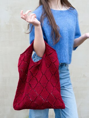 Diamond market bag