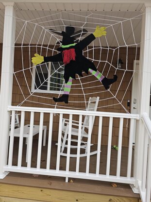 Witch caught in Spiderweb