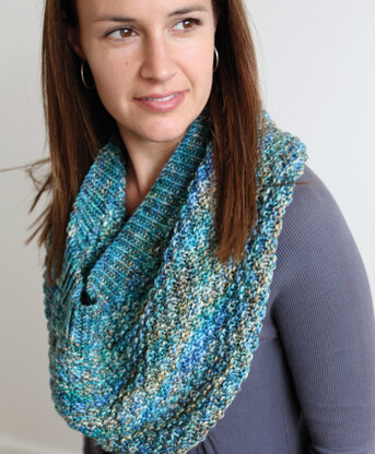 Box Stitch Cowl in Ella Rae Lace Merino Chunky - ER13-01 - Downloadable PDF