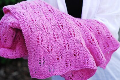 Fir Cone Lace Blanket