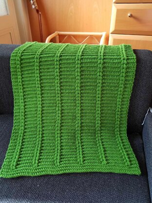 Crochet Blanket Celtic Twist Braided Unisex