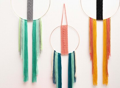 Boho Wall Hanging in Yarn and Colors Must-Have - YAC100055 - Downloadable PDF