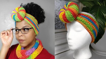 Top Knot Headband Ear Warmers