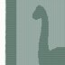 Dinosaur blanket Knitting Pattern, Knit and Purl only