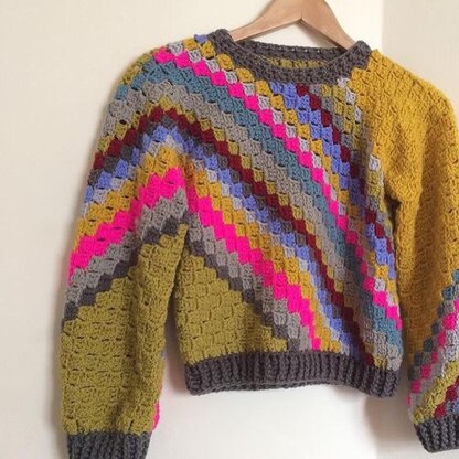 Dk C2C Sweater Crochet pattern by Yarn Family LoveCrafts