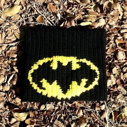 Graphed Beanie - Batman Inspired