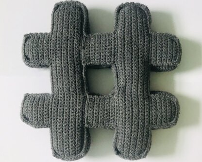 The Hashtag Cushion