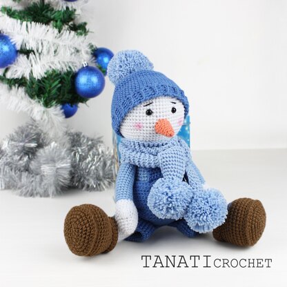 Snowman crochet pattern