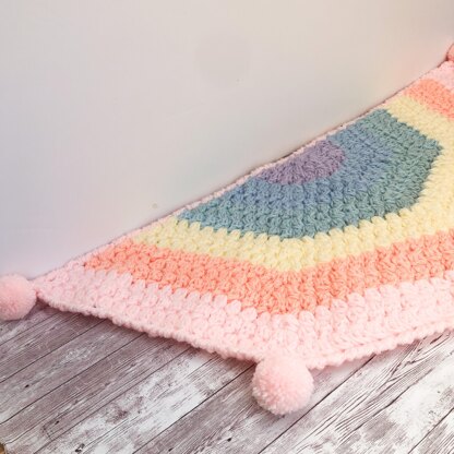 Pom Rainbow Rug