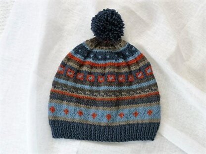 "Lennart"  bonnet fairisle