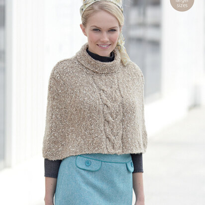 Toffolo Cape in Sirdar Bouffle - 7386 - Downloadable PDF