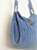 Crochet Blue Jeans Tote Bag # 308