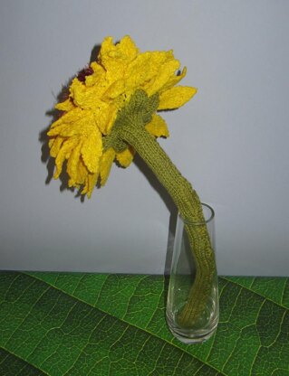 Sunflower knitting pattern