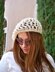 Slouchy Beanie, Slouchy Hat, Mesh Fishnet Hat