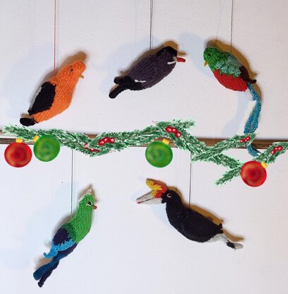 Funny festive feathery friends