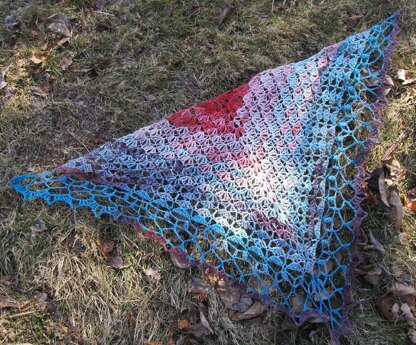 Seashell Fan Shawl